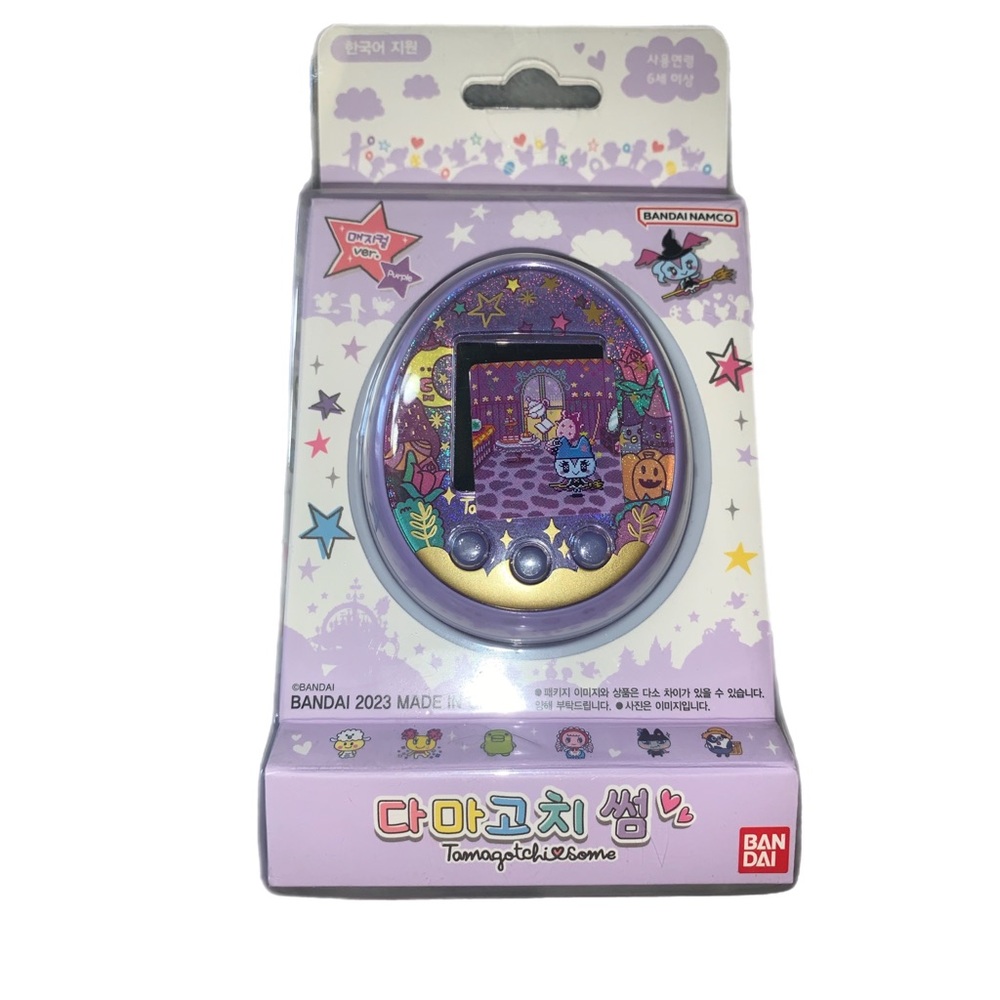 Bandai Tamagotchi Some Purple Egg Virtual Pet Digital Toy